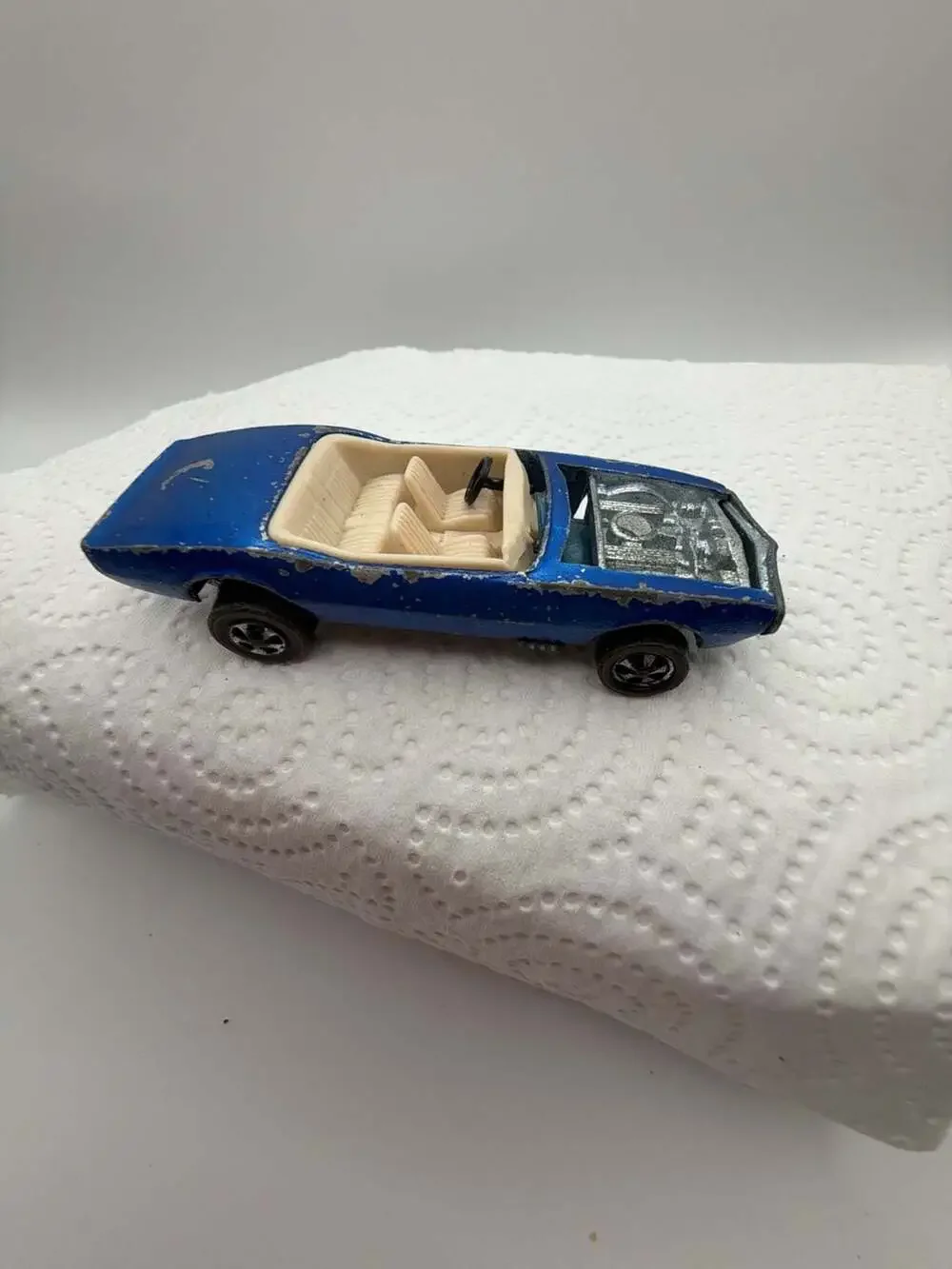 Hot Wheels Redline Custom Firebird Blue with White Interior Diecast Toy Car